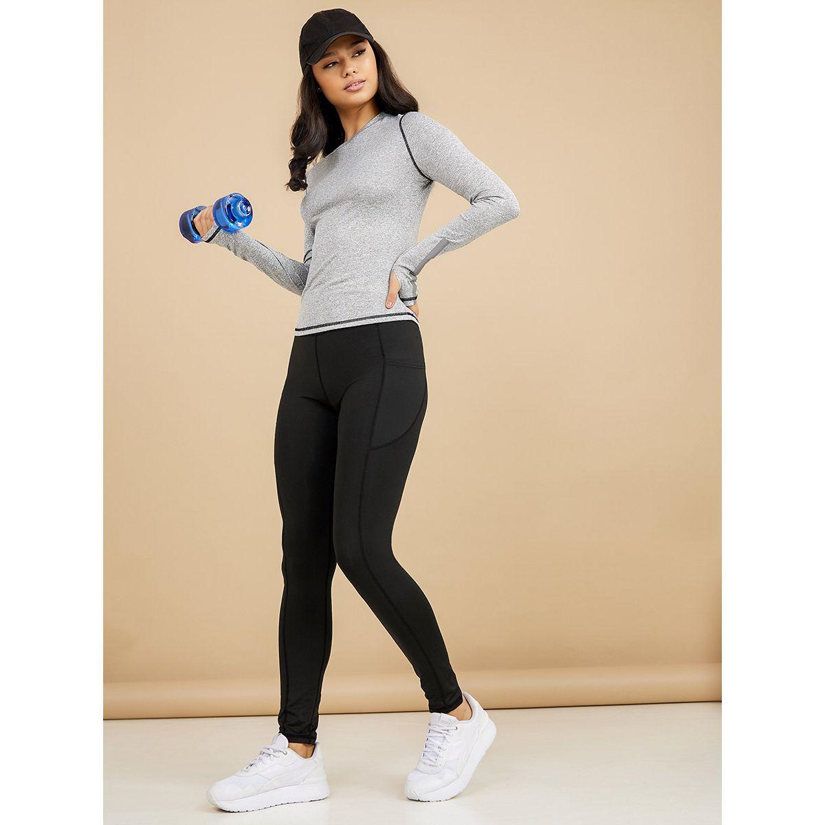 طقم رياضي من ( ليقنز + بلوزة )-women-clothing-sportswearandactivewear-trackpantsandtracksuits-image-2