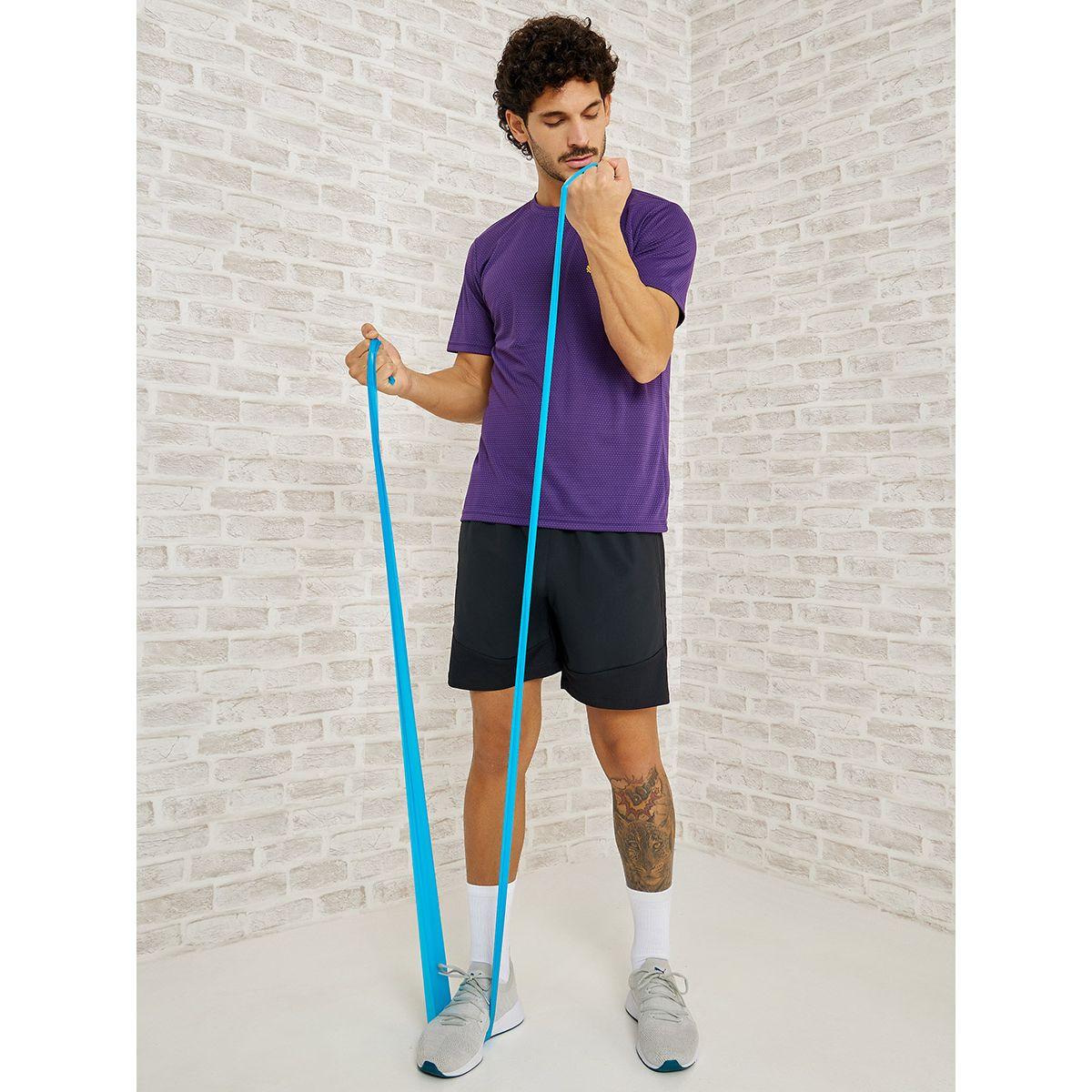 Styli Active Chest Logo Textured Activewear T-shirt-sports-men-clothing-tshirtsandpolos-image-2