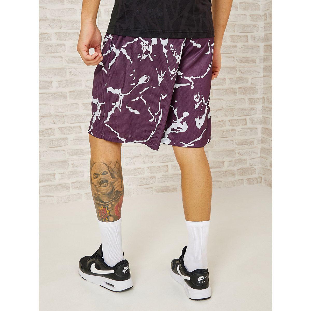 Styli Active Marble Slogan Print Active Shorts-men-clothing-sportswearandactivewear-bottoms-image-3