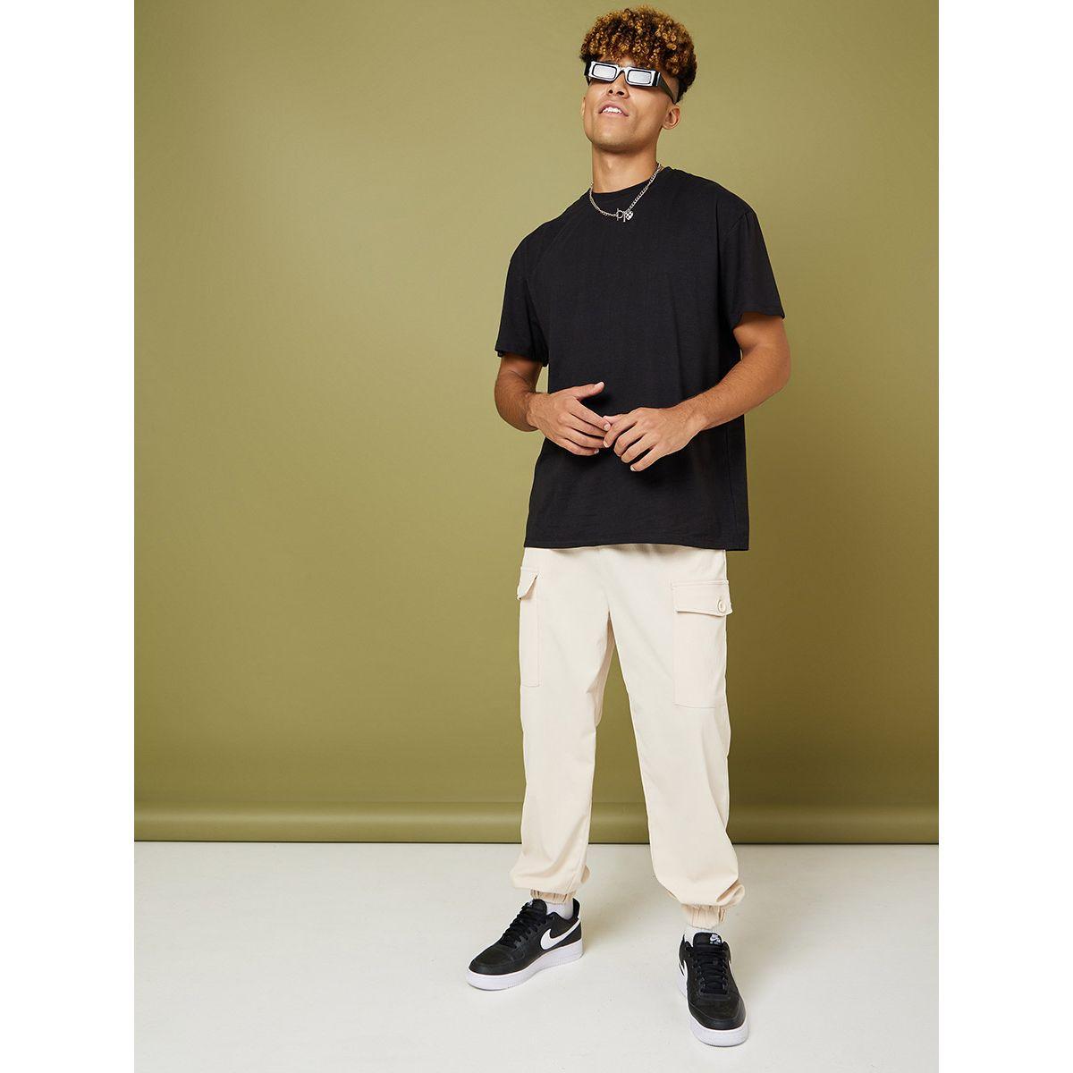 بنطال رياضي بجيوب بنمط كارجو-men-clothing-sportswearandactivewear-bottoms-image-2