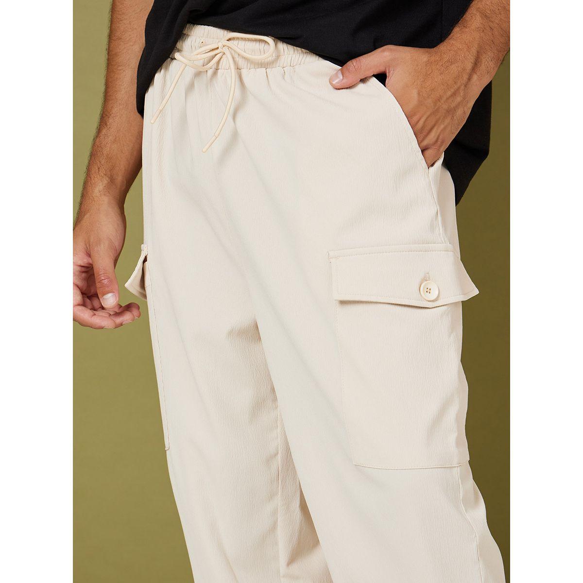 بنطال رياضي بجيوب بنمط كارجو-men-clothing-sportswearandactivewear-bottoms-image-3