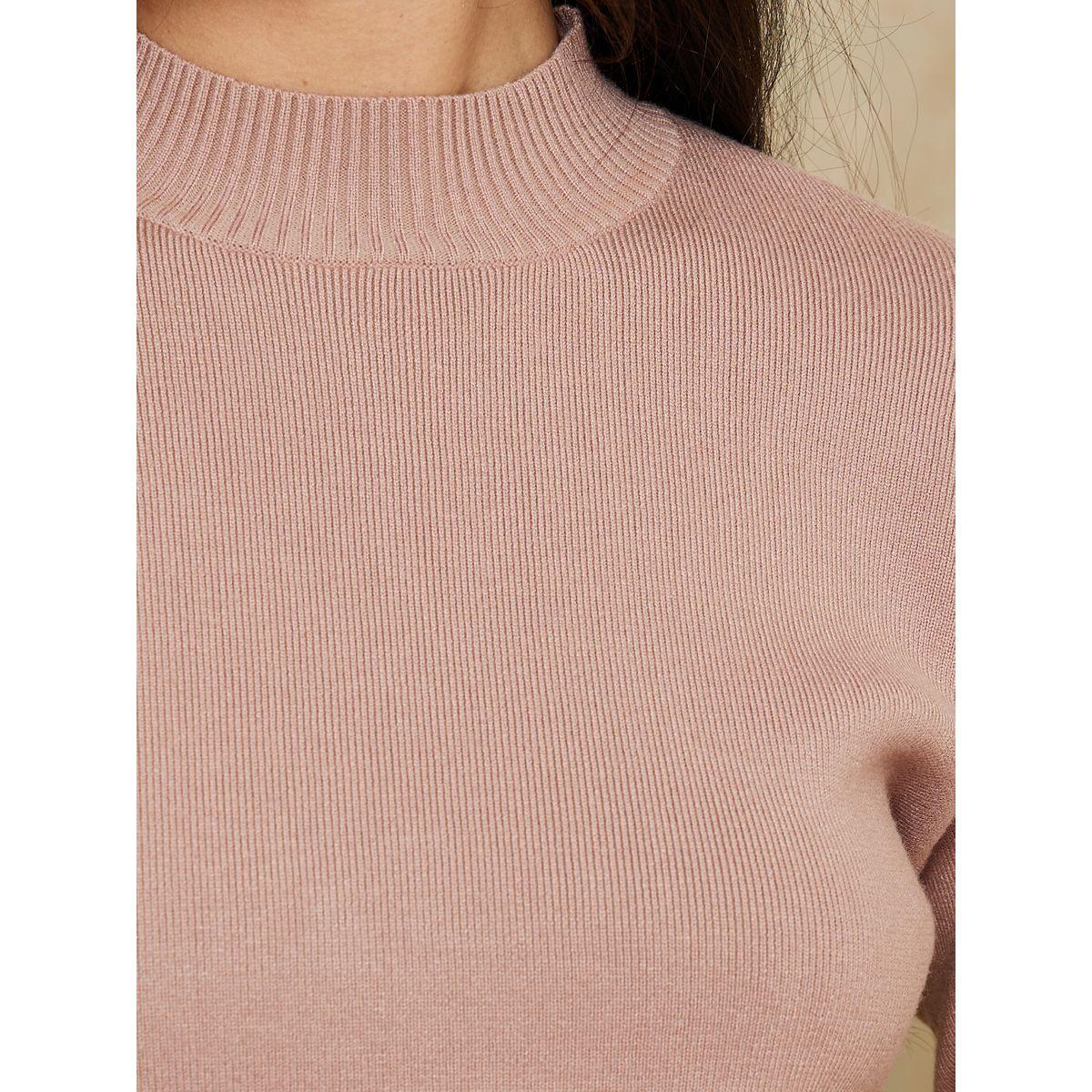 سويتر مضلع بياقة عالية-women-clothing-cardigansandjumpers-jumpers-image-4