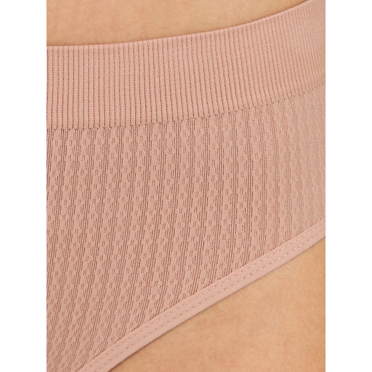 Styli Pack of 4 - Textured Seamless Bikini-women-clothing-lingerie-panties-image-4