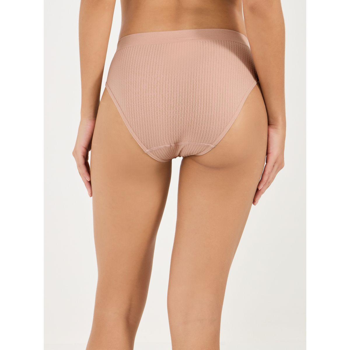 Styli Pack of 4 - Textured Seamless Bikini-women-clothing-lingerie-panties-image-5