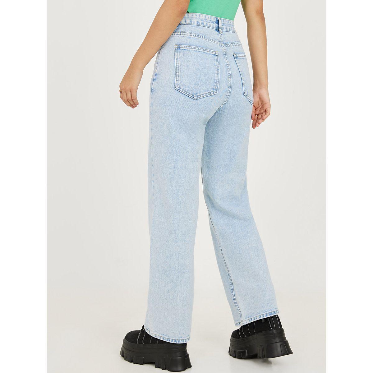 Styli Light Wash Wide Leg Jeans-women-clothing-bottoms-jeans-image-4