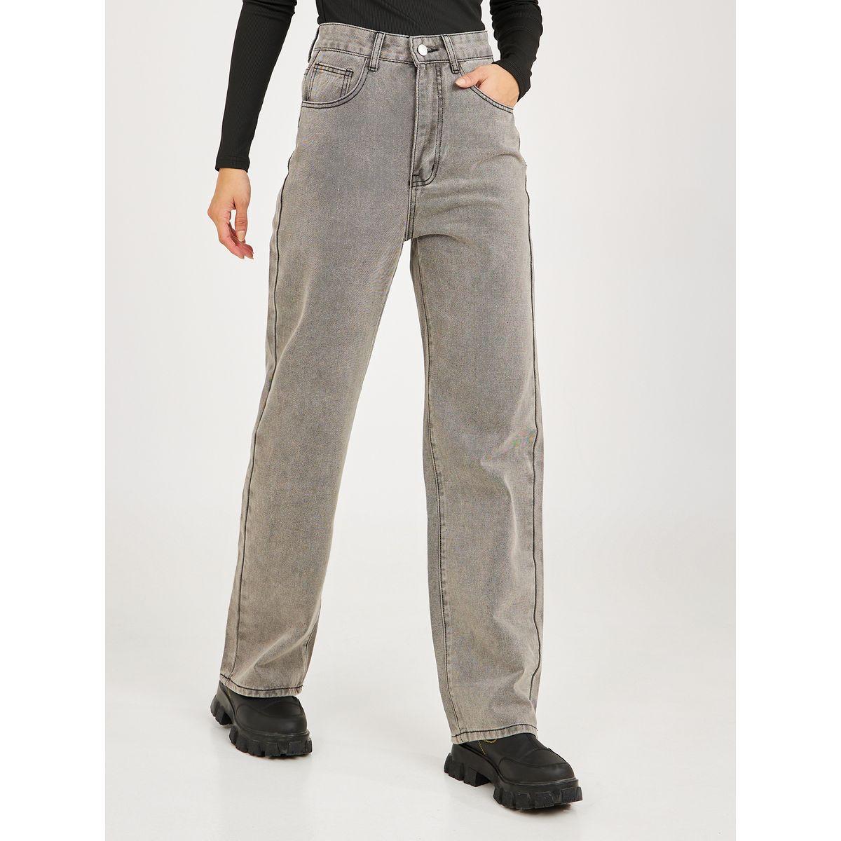 جينز بقصة واسعة وخصر عالي-women-clothing-bottoms-jeans-image-3