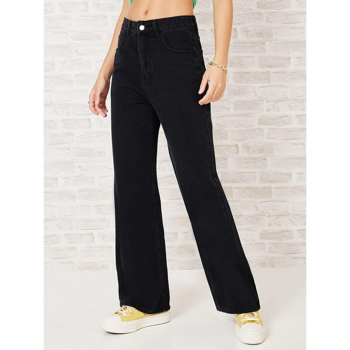 جينز بقصة واسعة وخصر عالي-women-clothing-bottoms-jeans-image-2