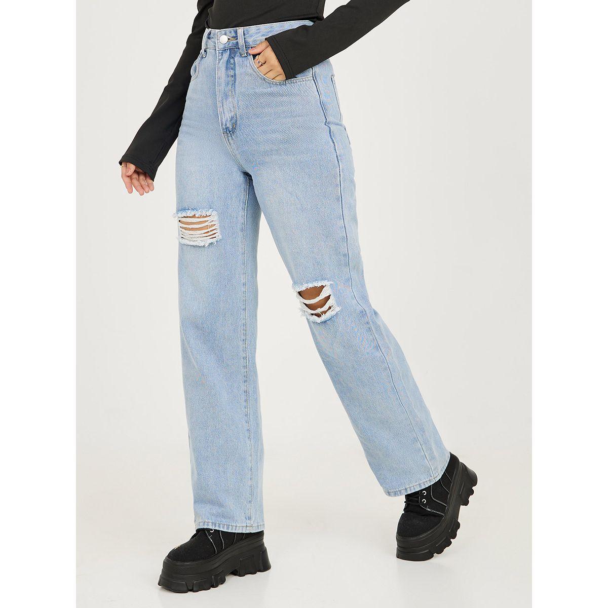 جينز بقصة واسعة وتمزيق-women-clothing-bottoms-jeans-image-3
