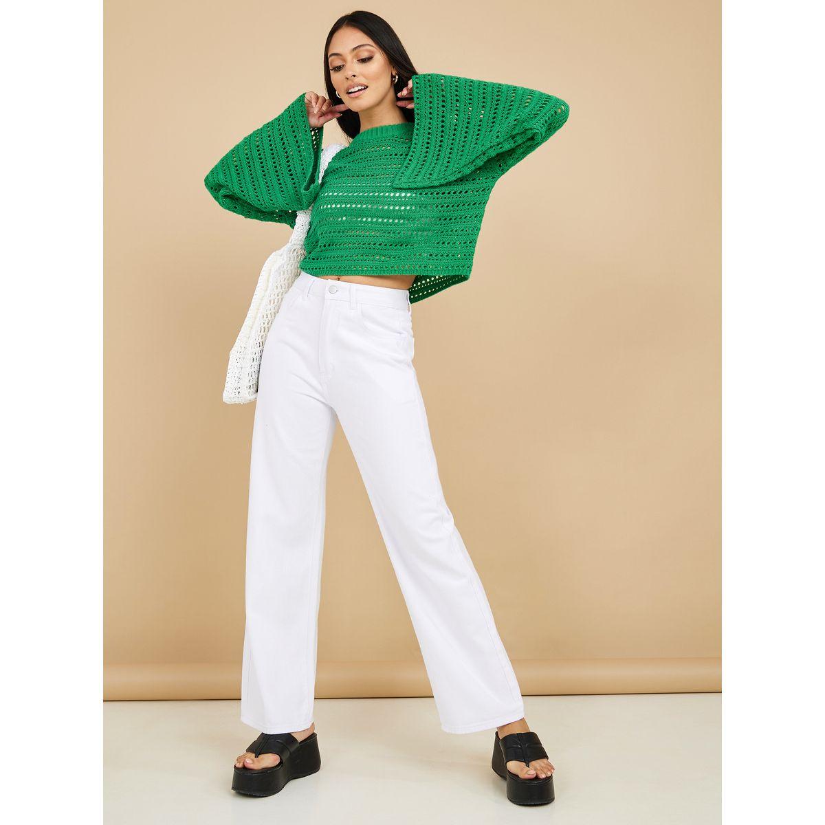 Styli High Rise Wide Leg Jeans-women-clothing-bottoms-jeans-image-1
