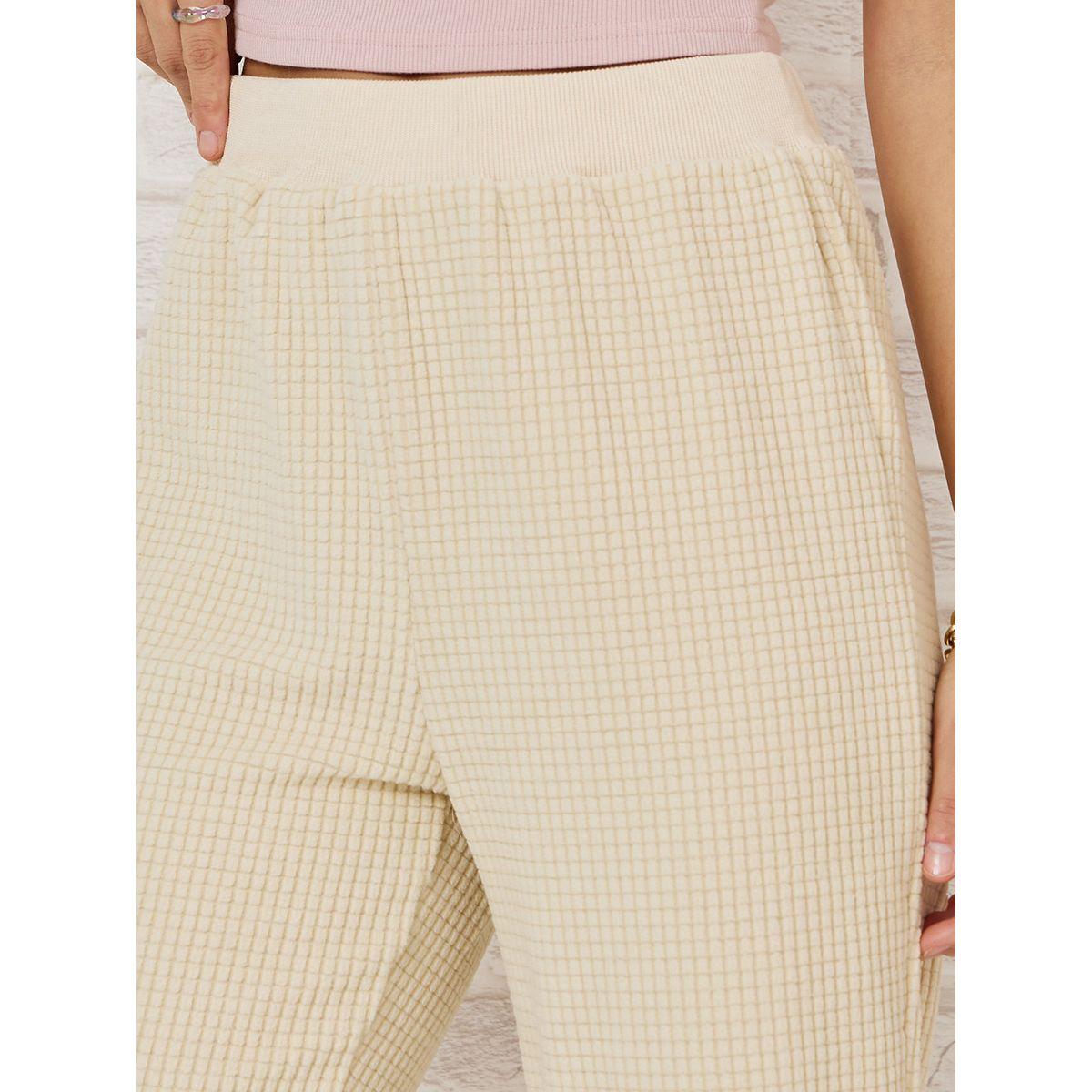 Styli High Waist Waffle Knit Elastic Waistband Jogger-women-clothing-bottoms-joggers-image-4