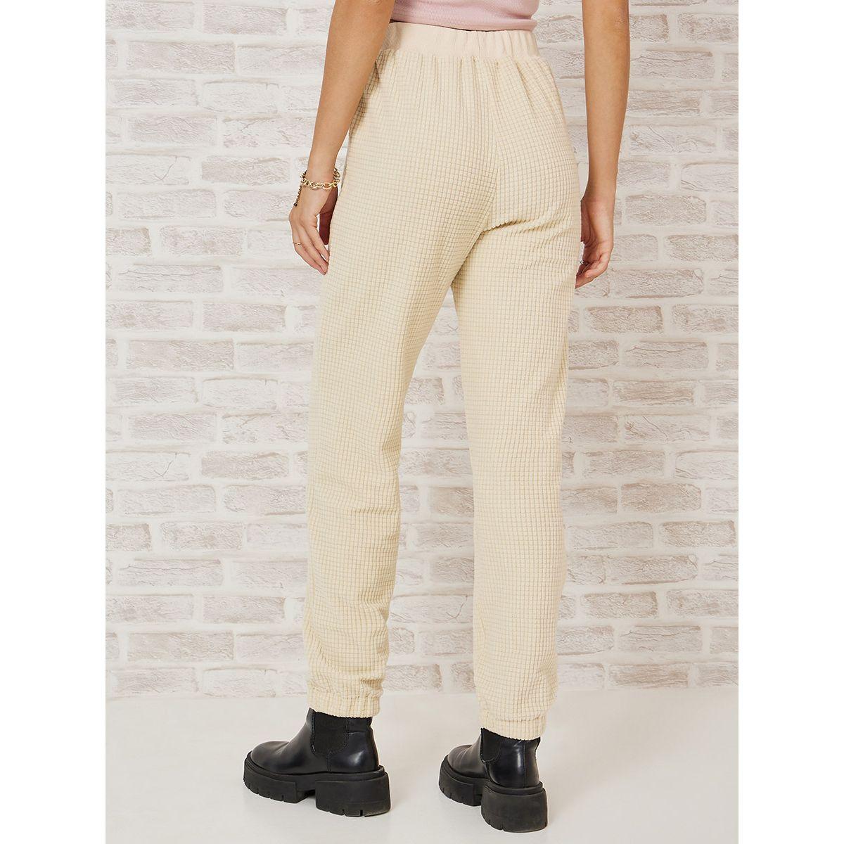Styli High Waist Waffle Knit Elastic Waistband Jogger-women-clothing-bottoms-joggers-image-5