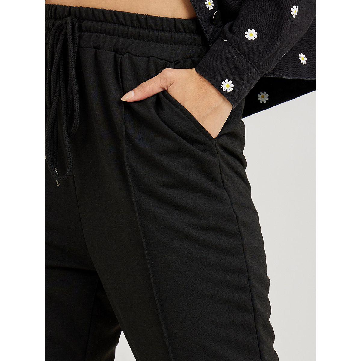 Styli High Rise Seam Detail Jogger with Drawstring-women-clothing-bottoms-joggers-image-3