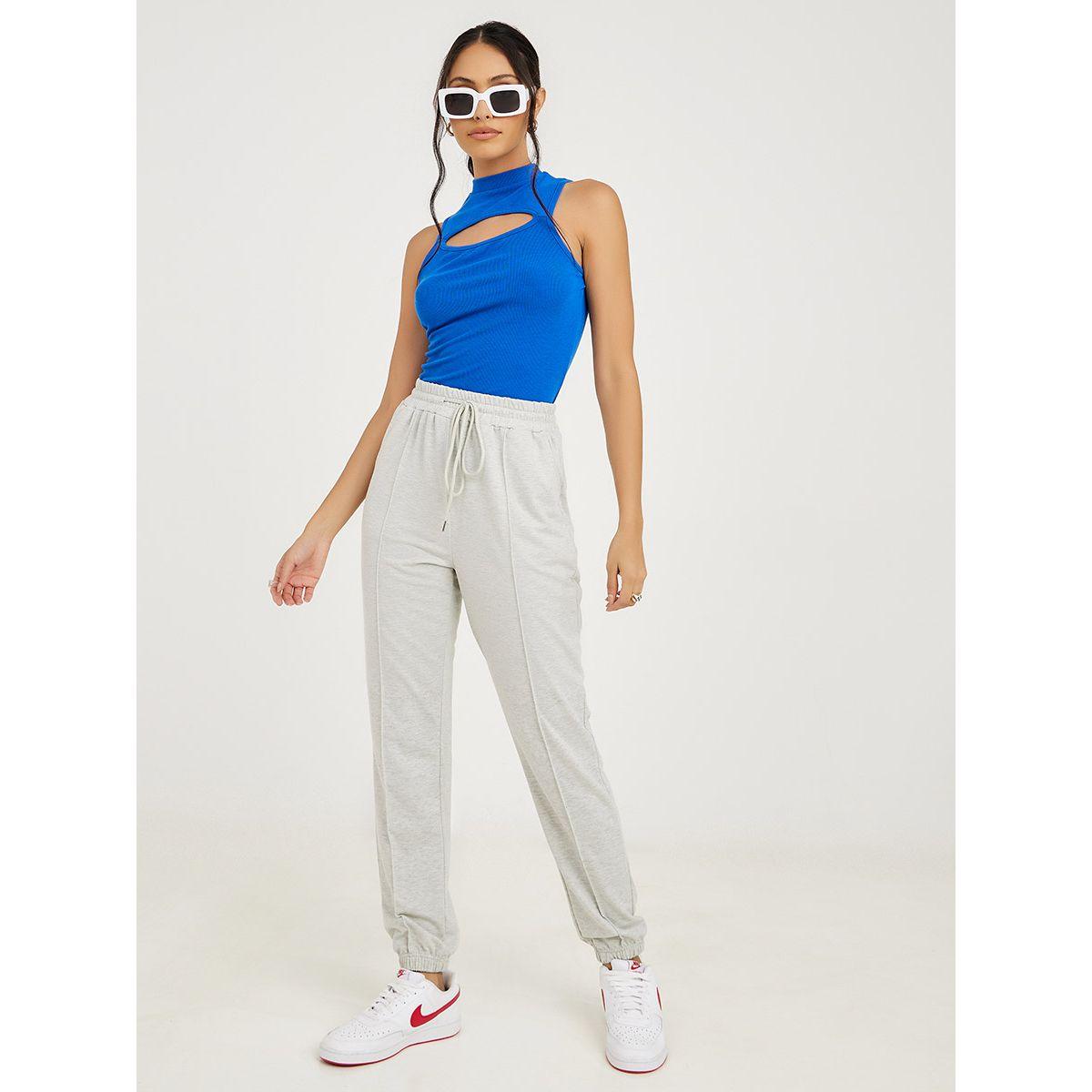 Styli High Rise Seam Detail Jogger with Drawstring-women-clothing-bottoms-joggers-image-3