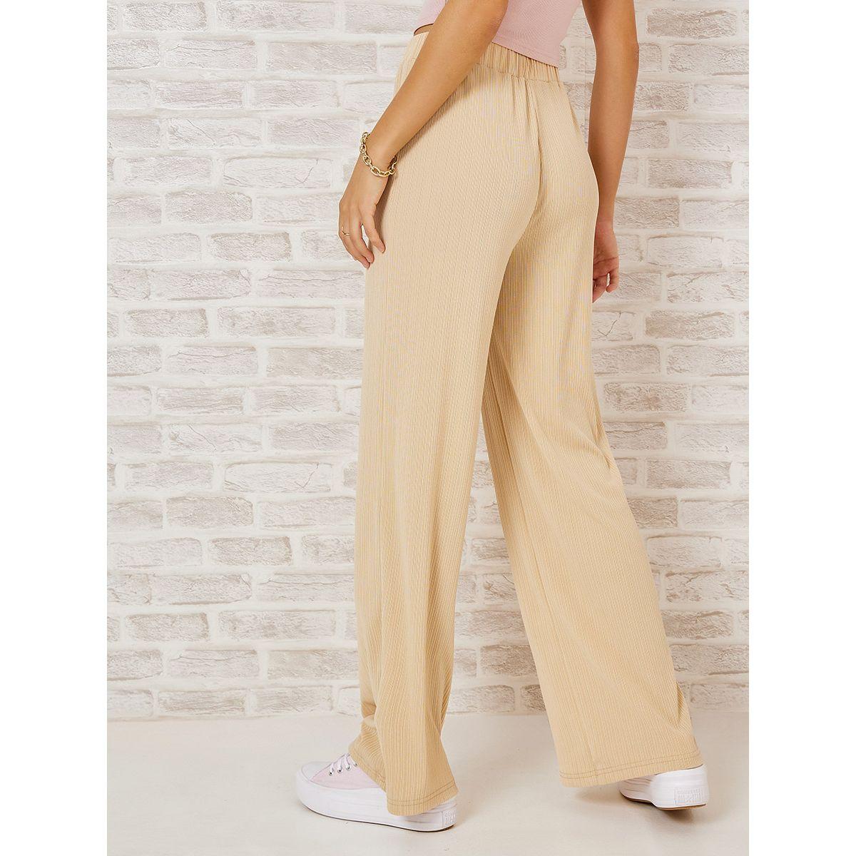 Styli High Waist Wide Leg Plisse Trousers-women-clothing-bottoms-trousers-image-4