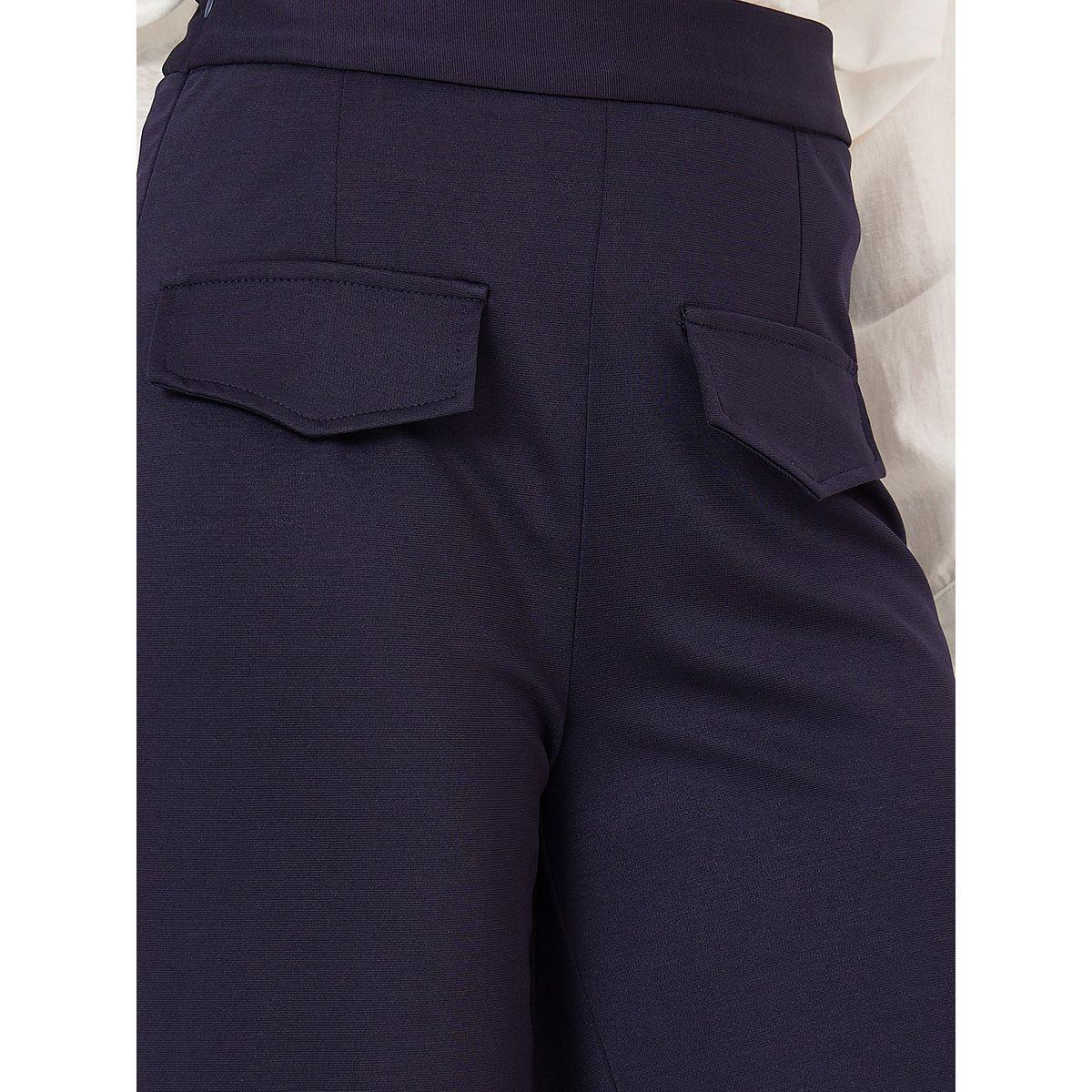 بنطال بقصة واسعة وجيوب مطوية-women-clothing-bottoms-trousers-image-3