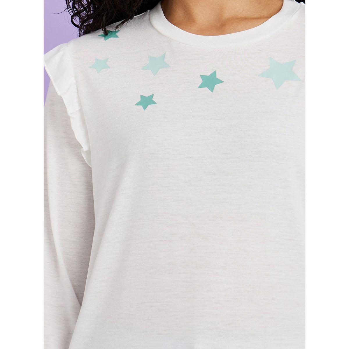 طقم بيجاما من ( تيشيرت + بنطال )-women-clothing-nightwear-pyjamas-longsets-image-3