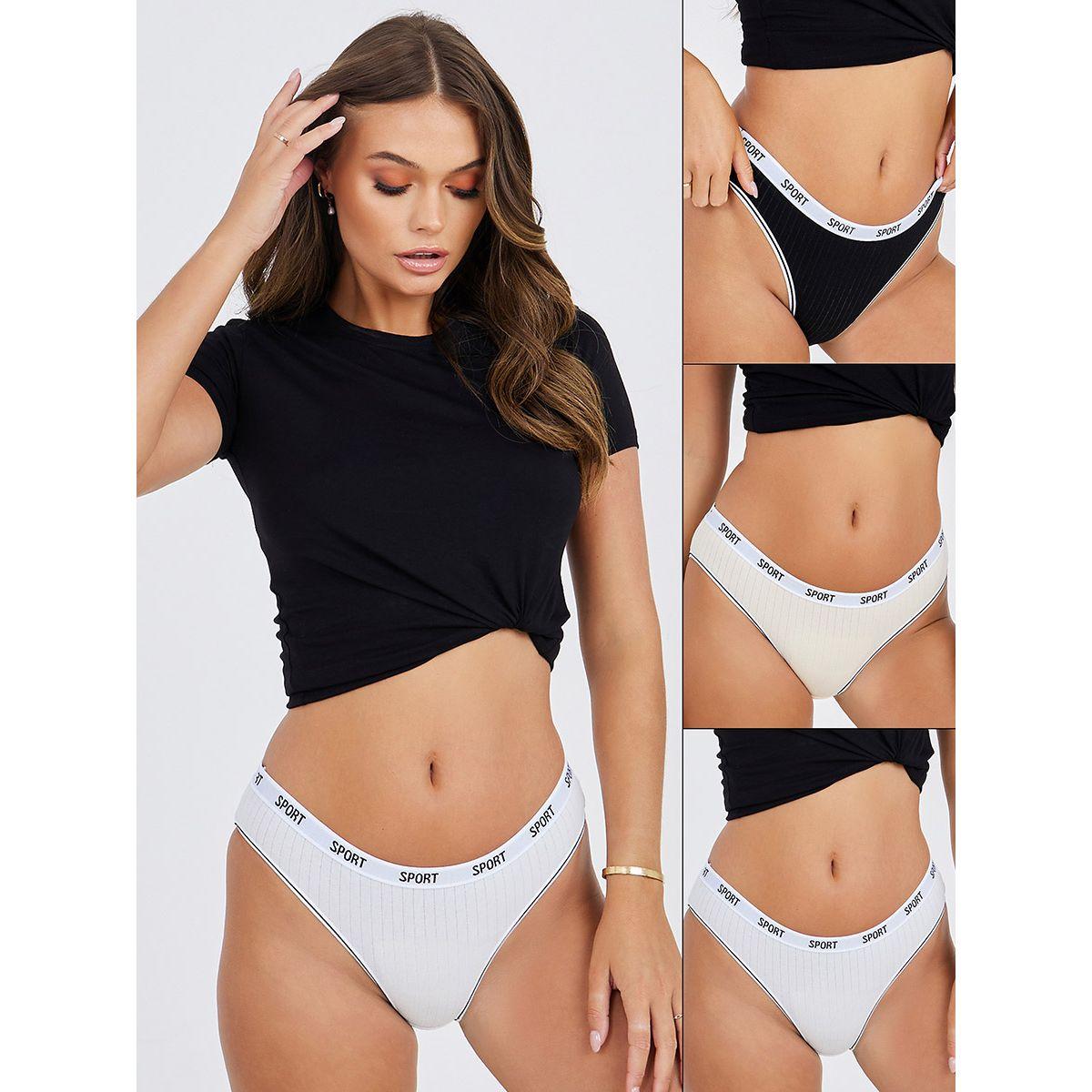 مجموعة من 3 سروال داخلي بيكيني-women-clothing-lingerie-panties-image-1