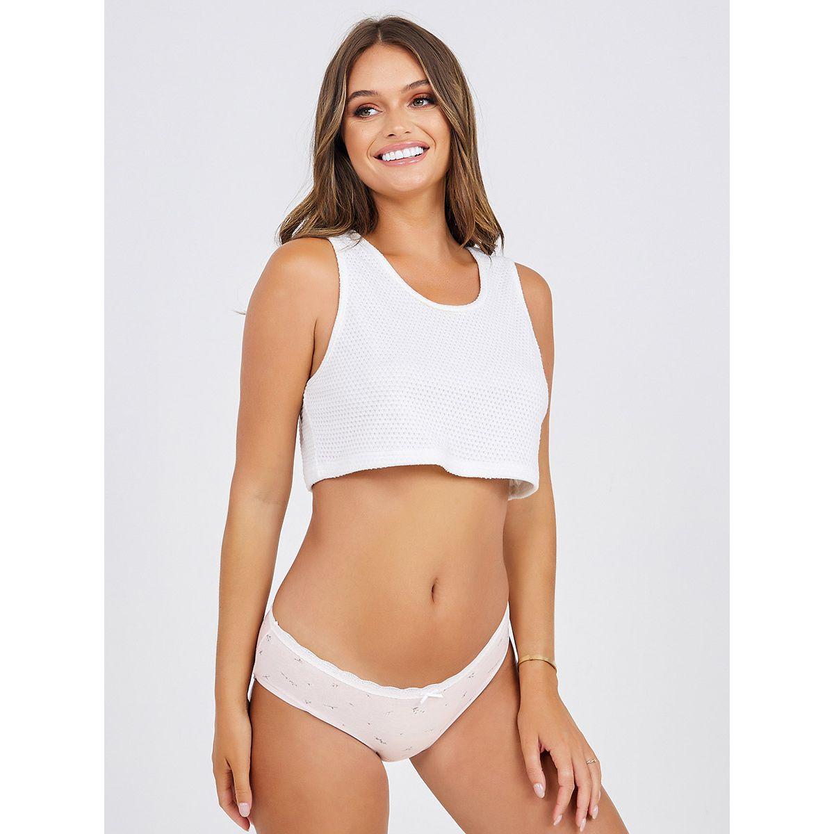 مجموعة من 5 سروال داخلي قطني-women-clothing-lingerie-panties-image-2