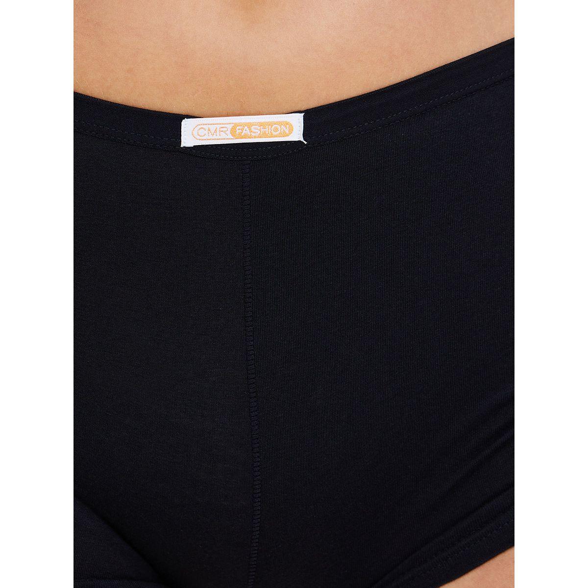 Styli Pack of 5 - Cotton Solid Deep Boyshort-women-clothing-lingerie-panties-image-5