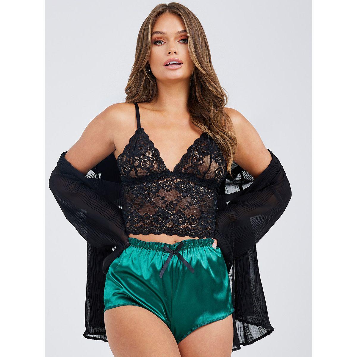 طقم من ( شورت + صدرية براليت )-women-clothing-lingerie-lingeriesets-image-1
