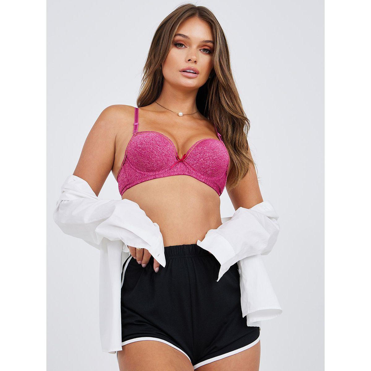 صدرية بتداخلات محزوزة-women-clothing-lingerie-bras-image-1