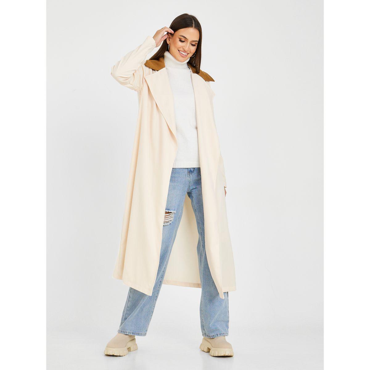 معطف ميدي برباط خصر-women-winterwear-coatsandjackets-coats-image-2