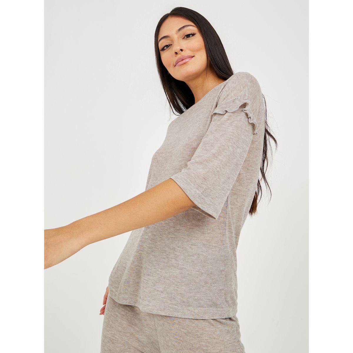 طقم من ( بنطال + تيشيرت )-women-clothing-coordsets-image-3