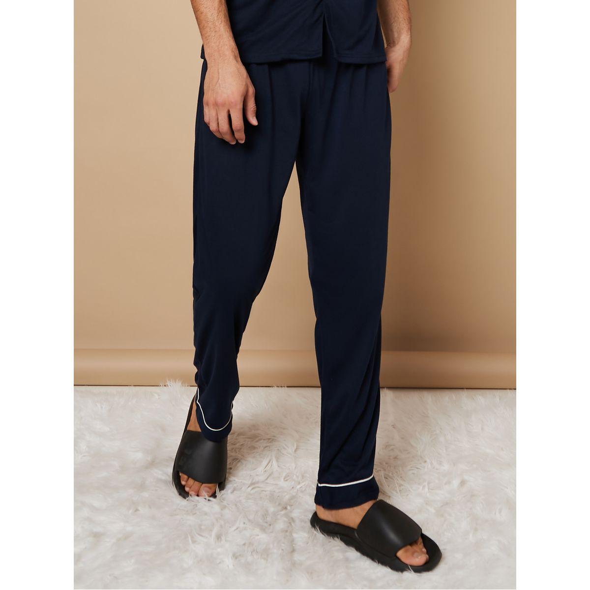 طقم بيجاما من ( بلوزة + بنطال )-men-clothing-nightwear-sets-image-5