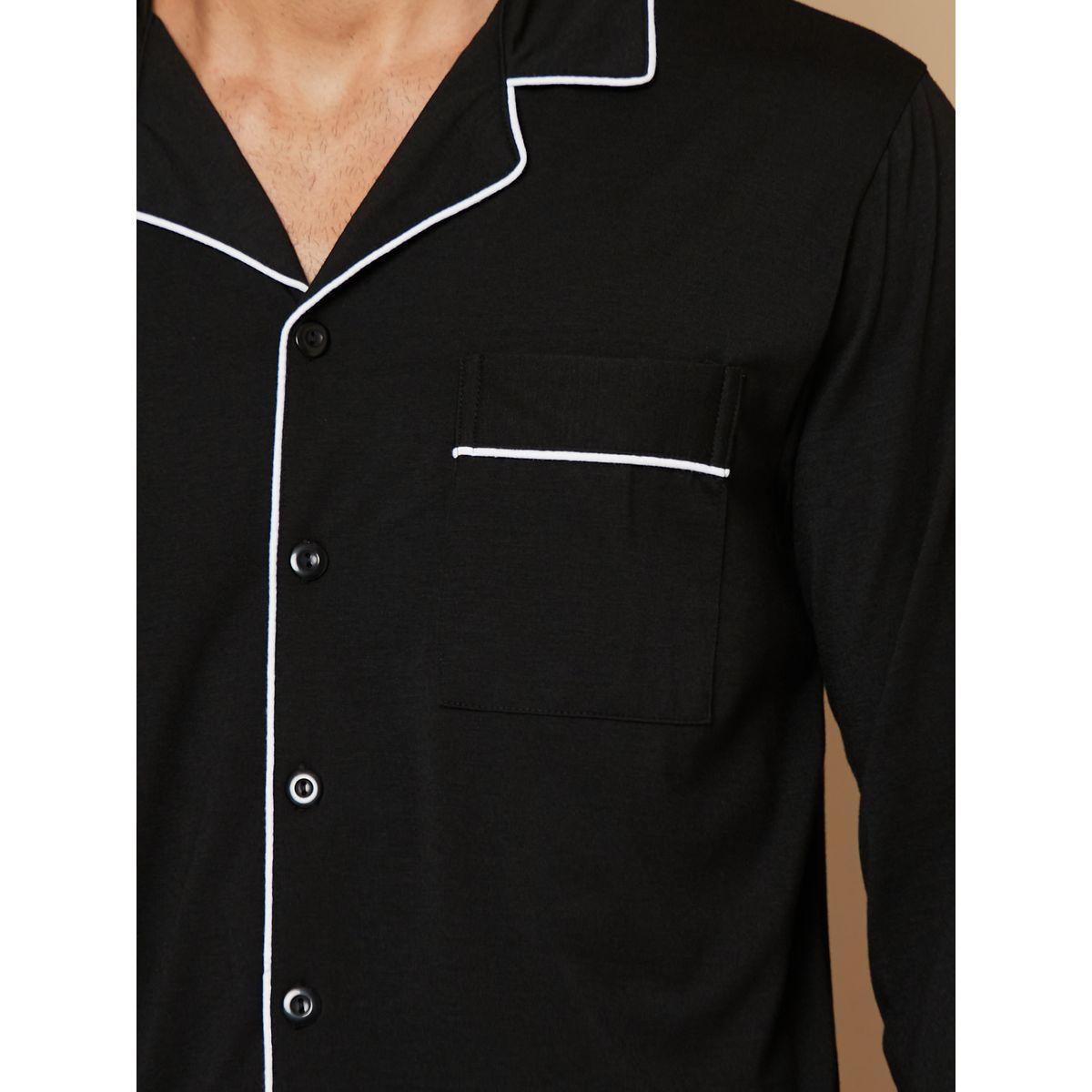 طقم بيجاما من ( بلوزة + بنطال )-men-clothing-nightwear-sets-image-3