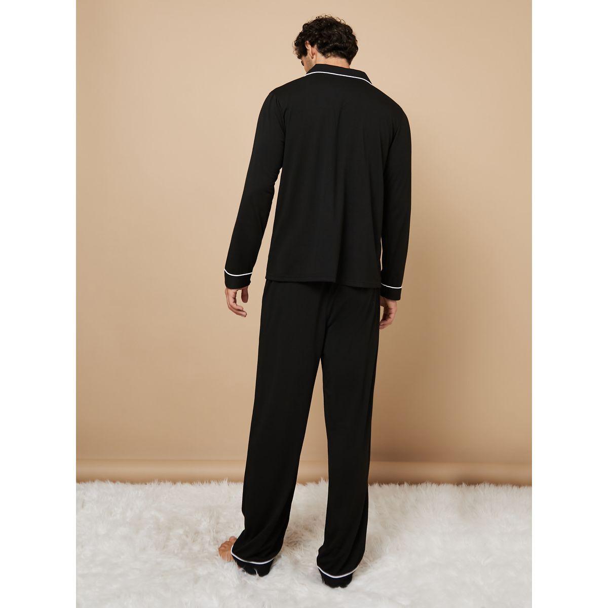 طقم بيجاما من ( بلوزة + بنطال )-men-clothing-nightwear-sets-image-5