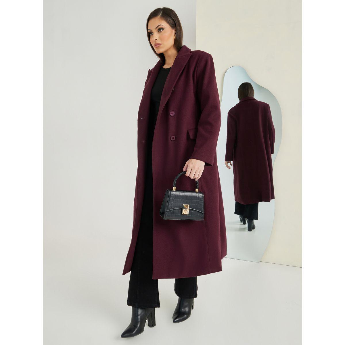 Styli Oversized Midi Length Double Breasted Wool Like Coat-women-clothing-coatsandjackets-coats-image-1
