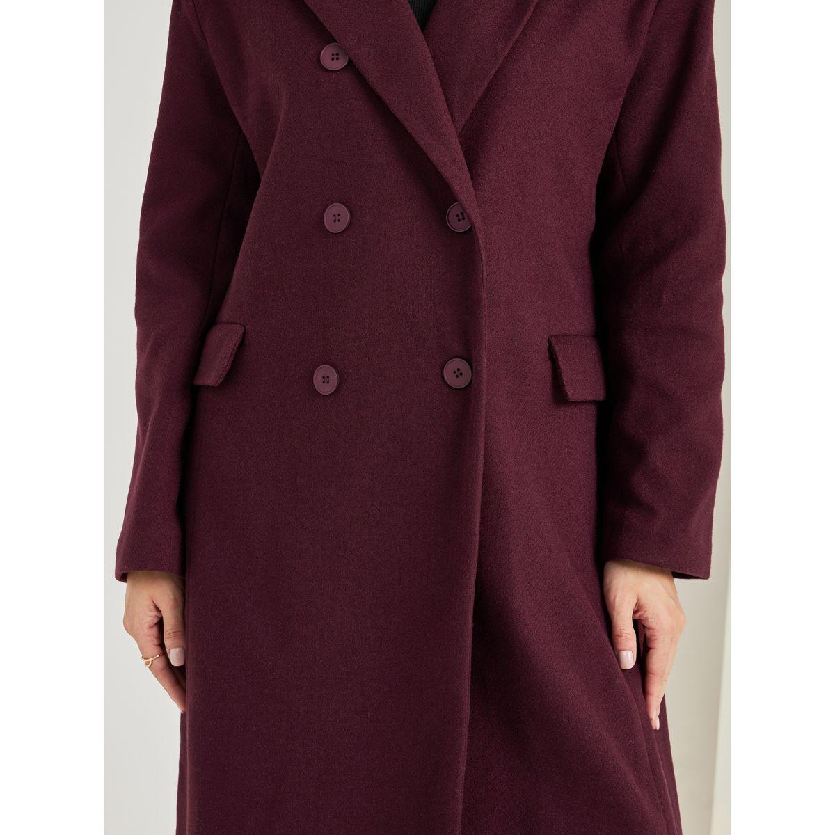 Styli Oversized Midi Length Double Breasted Wool Like Coat-women-clothing-coatsandjackets-coats-image-2