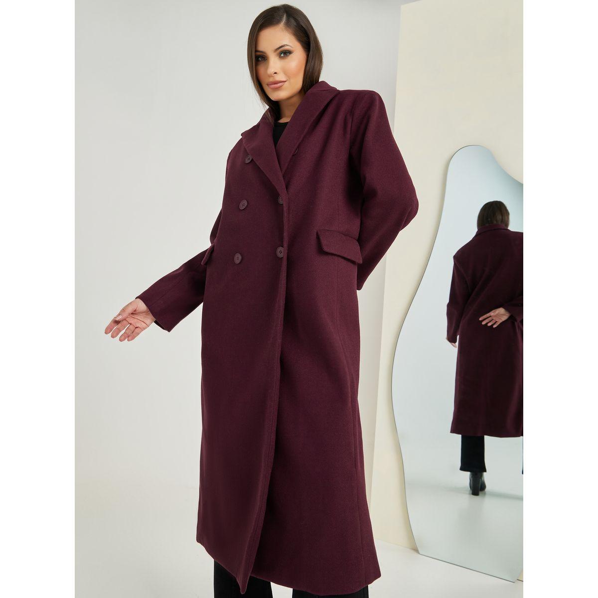 Styli Oversized Midi Length Double Breasted Wool Like Coat-women-clothing-coatsandjackets-coats-image-3