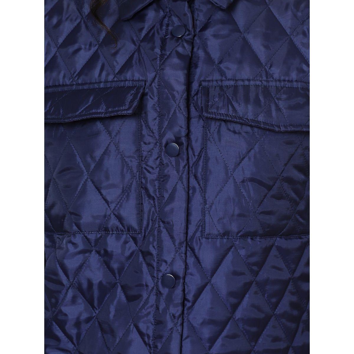 جاكيت بقصة واسعة وتفاصيل بارزة الملمس-women-winterwear-coatsandjackets-coats-image-4