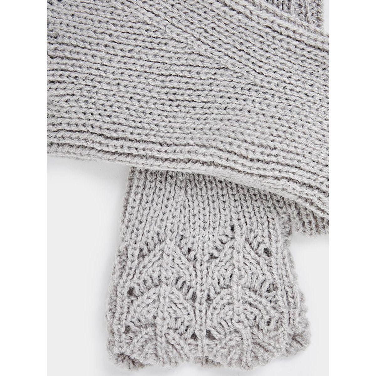 Styli Open Finger Knitted Gloves-women-winterwear-gloves-image-3