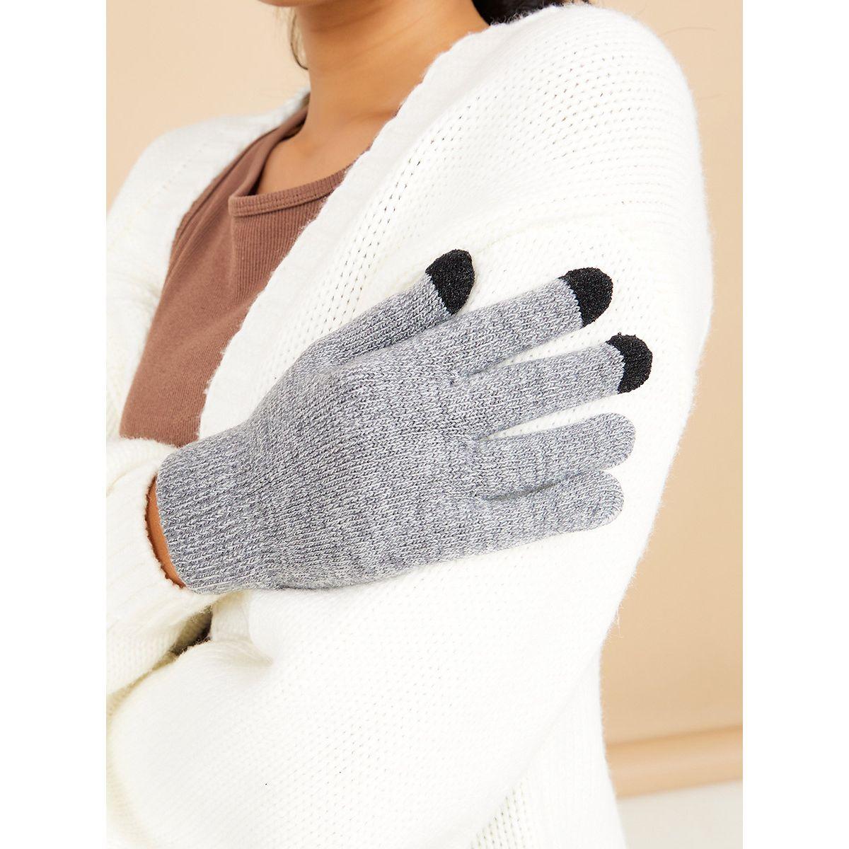 Styli Knitted Winter Touch Screen Gloves-men-scarvesandgloves-image-2