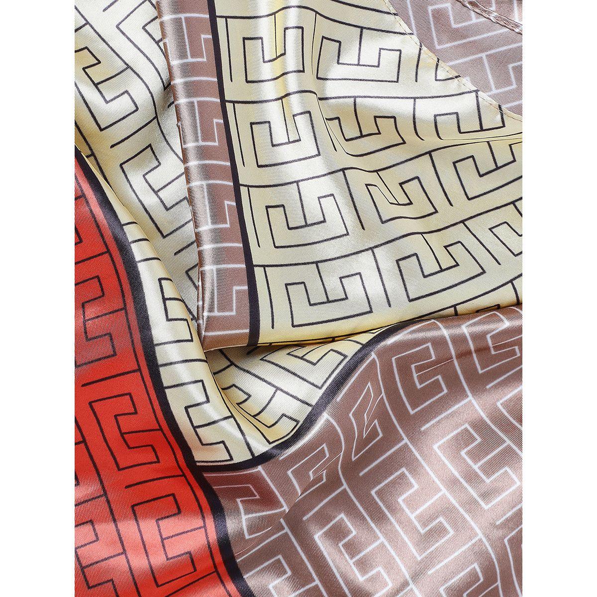 Styli Geo Print Square Scarf-women-winterwear-scarves-image-3