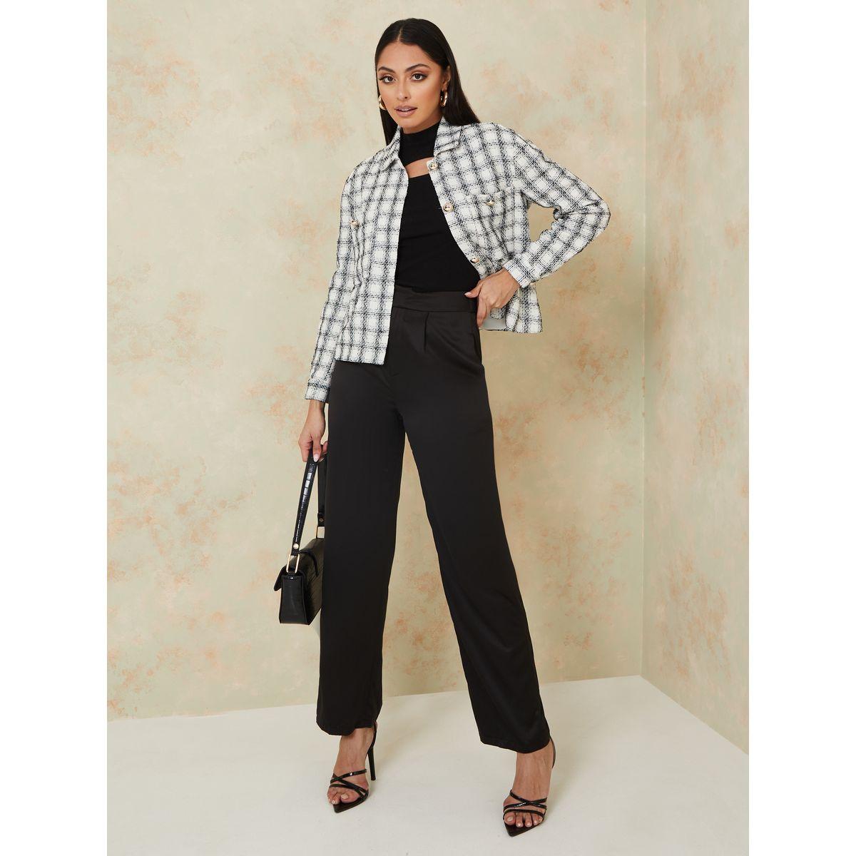 بنطال ساتان بخصر عالي-women-clothing-bottoms-trousers-image-2
