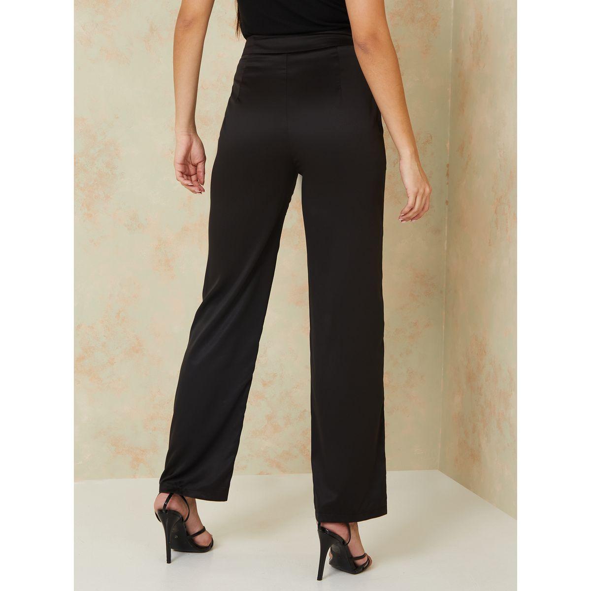 Styli High Waist Straight Leg Satin Trouser-women-clothing-bottoms-trousers-image-4