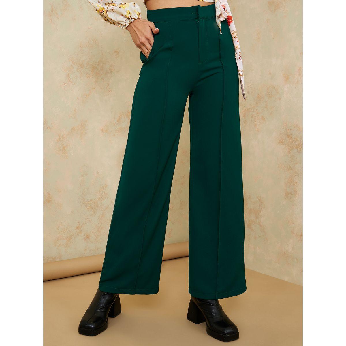 بنطال بقصة ارجل واسعة وخصر عالي-women-clothing-bottoms-trousers-image-1