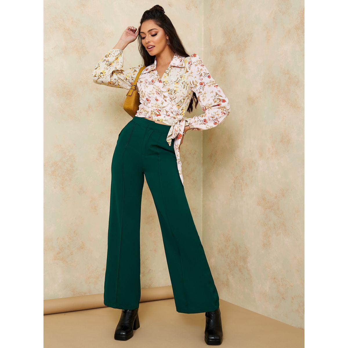 بنطال بقصة ارجل واسعة وخصر عالي-women-clothing-bottoms-trousers-image-2