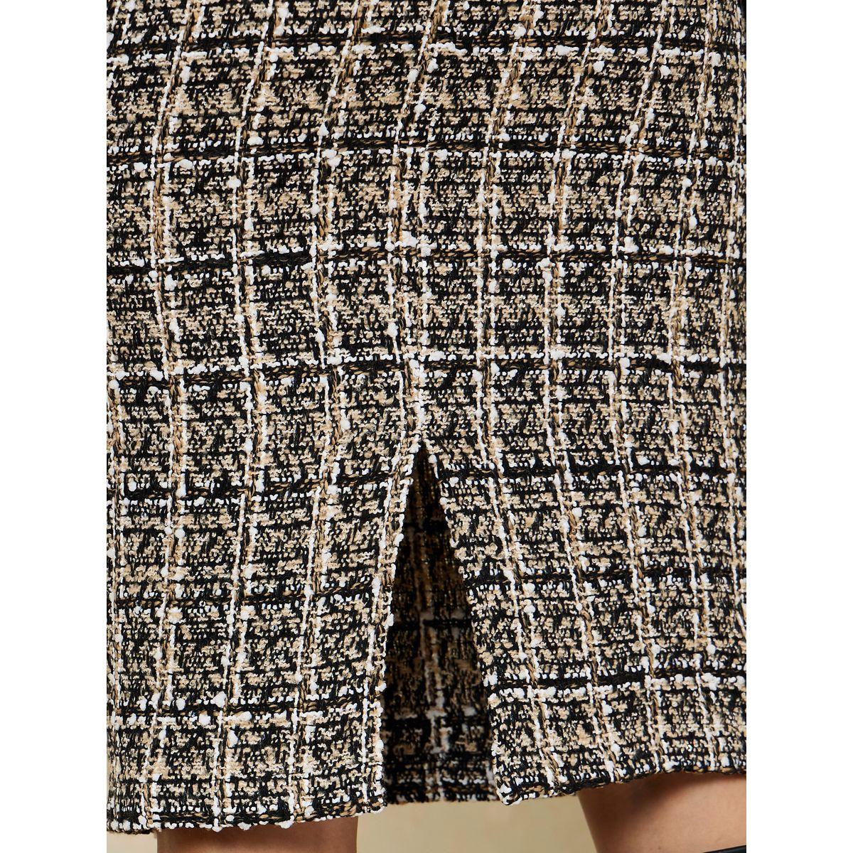 Styli High Waist Tweed Midi Skirt-women-clothing-bottoms-skirts-image-3