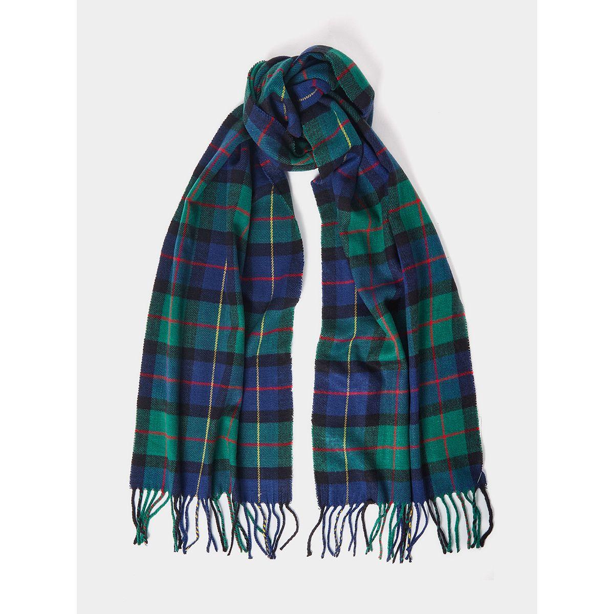 Styli Checked Woollen Scarf with Fringes-women-winterwear-scarves-image-1