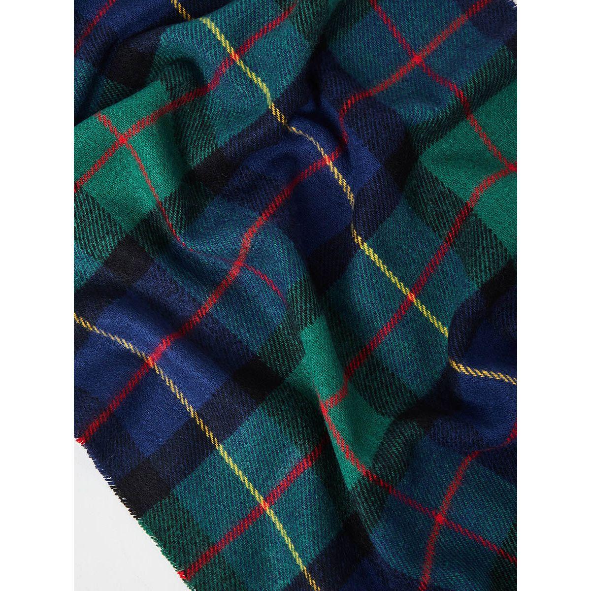 Styli Checked Woollen Scarf with Fringes-women-winterwear-scarves-image-3