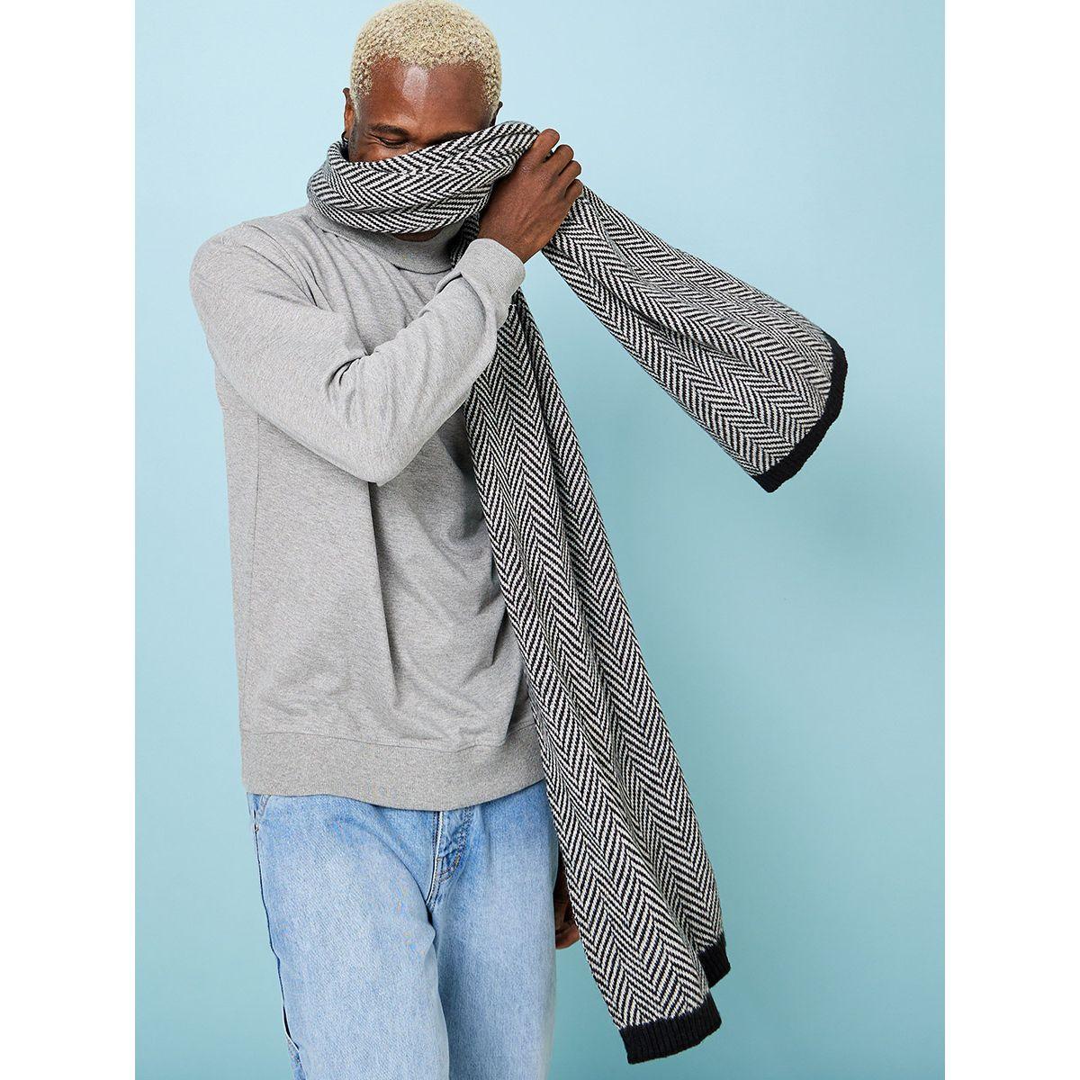 Styli Zigzag Printed Woollen Scarf-women-winterwear-scarves-image-3