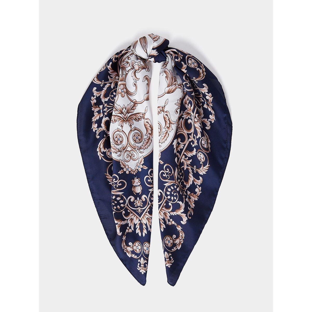 مجموعة من 2 وشاح مطبع بزهور-women-winterwear-scarves-image-2