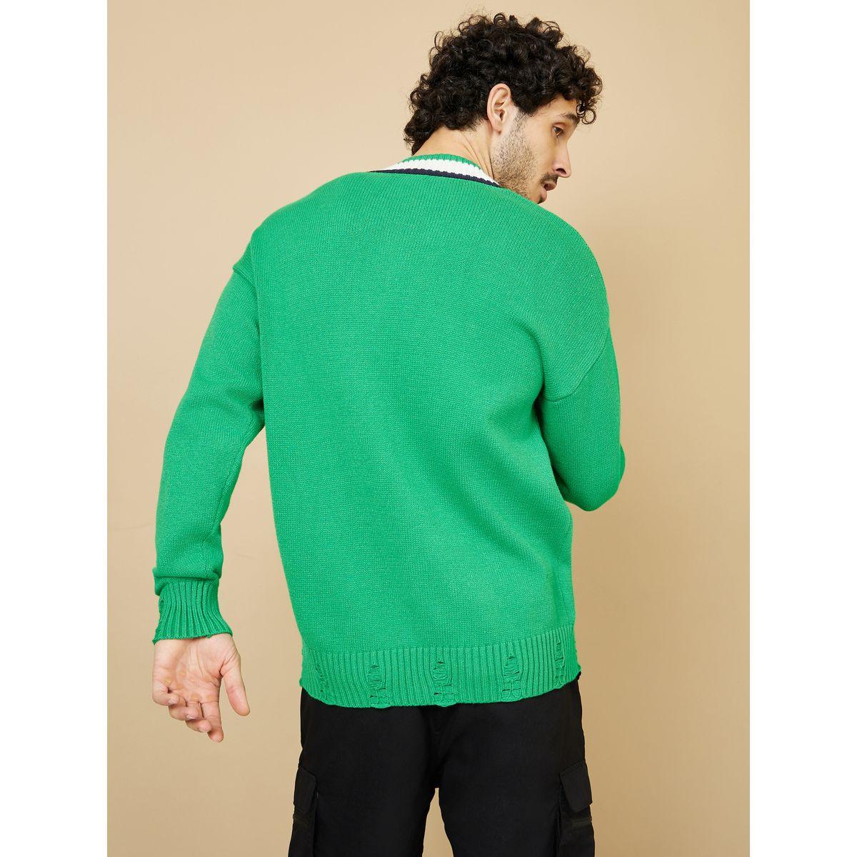 افرول محبوك بتفاصيل ممزقة-men-clothing-sweatersandpullovers-image-4