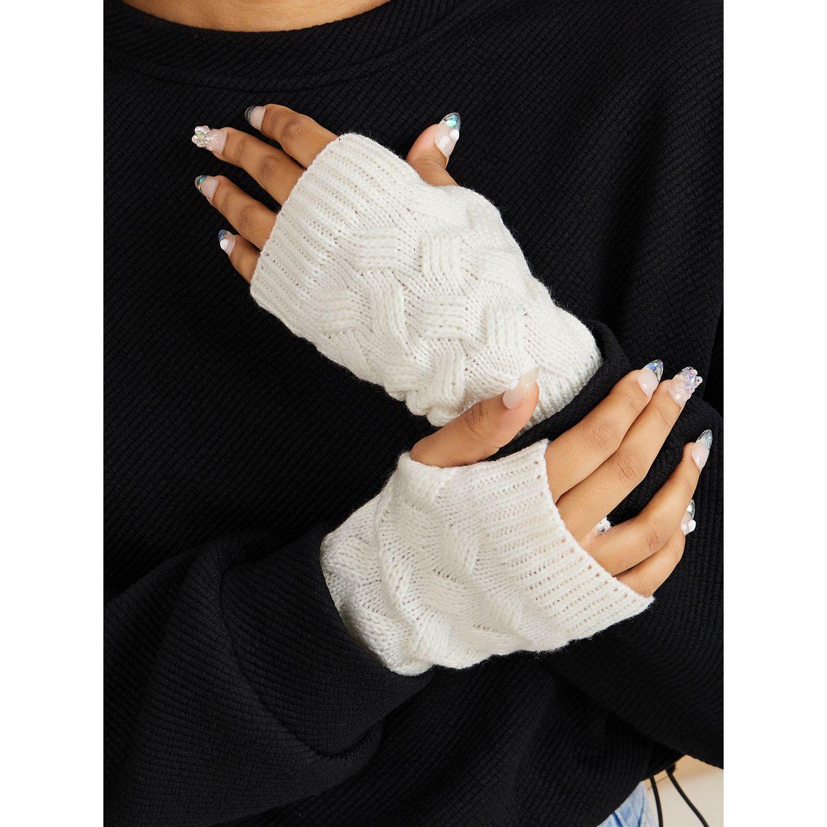 قفازات تدفئة الذراع بمقدمة مفتوحة-women-winterwear-gloves-image-3