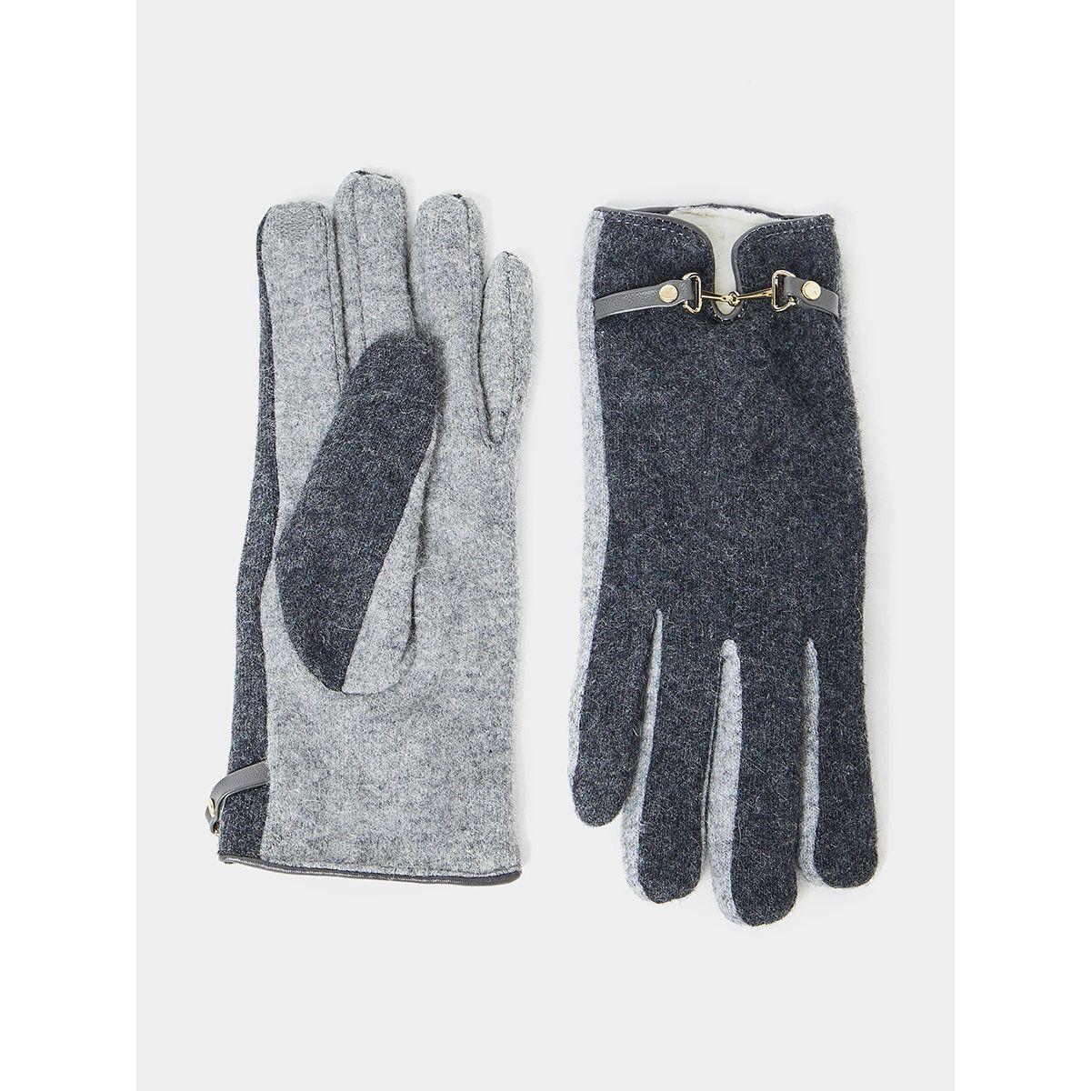Styli Metal Accent Detail Winter Gloves-women-winterwear-gloves-image-2