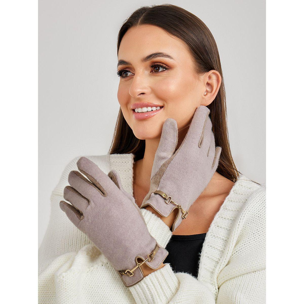 قفازات يد بحلية معدنية-women-winterwear-gloves-image-1
